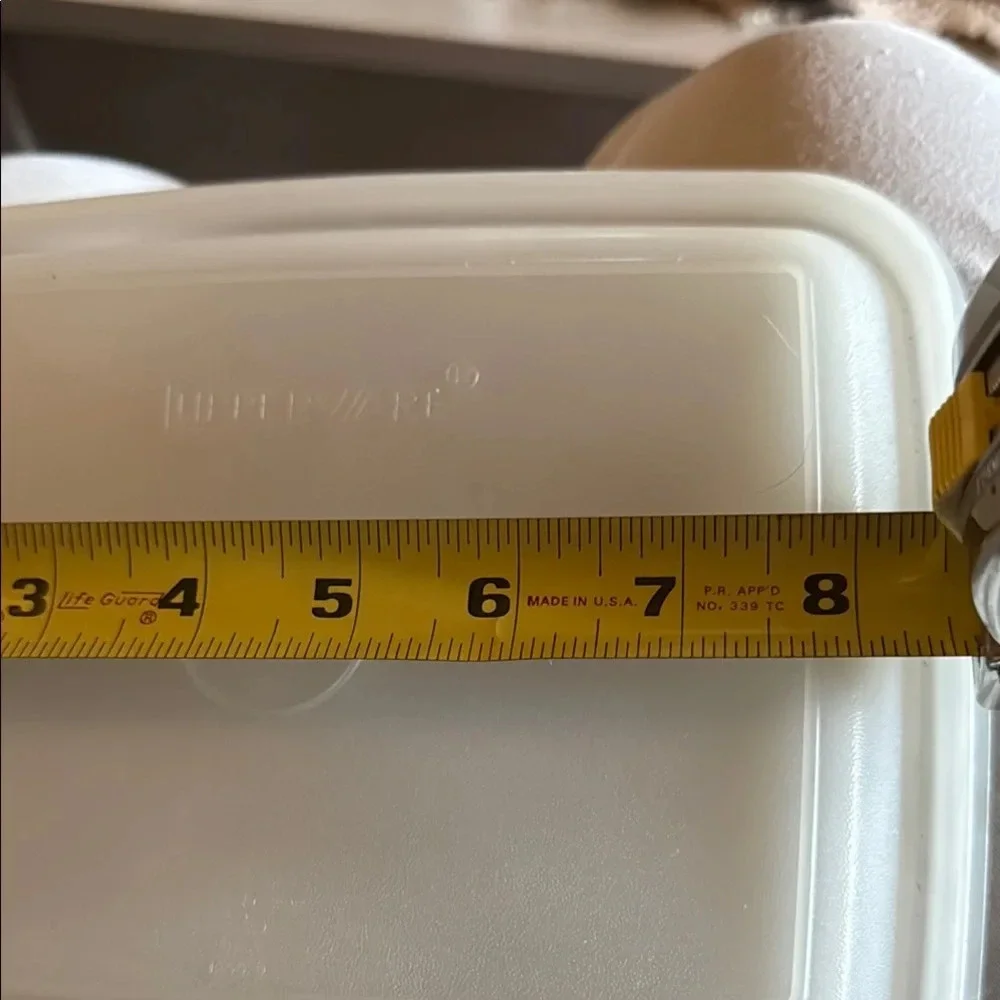 Tupperware White Food Storage Container